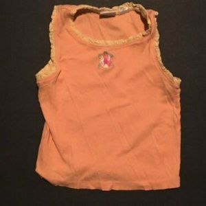 TALBOTS KIDS Girls' Embroidered TURTLE Slvls Top ~ Sz 4